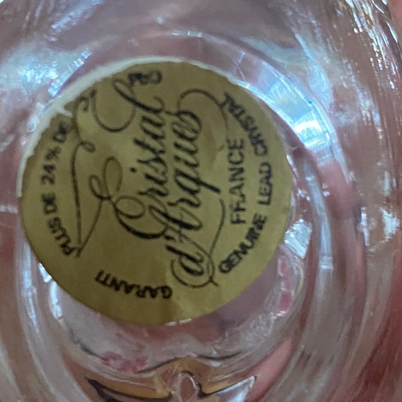 Cristal d’arques France Crystal bird candleholder set - Picture 13 of 14